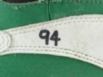 1995-98 Bob Kuberski Green Bay Packers Game Worn Signed Cleats - MEARS Auction LOA & JSA