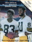 1957-88 Midwest Shrine Game Programs - Lot of 17