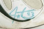 1997-99 Jeff Thomason Green Bay Packers Game Worn Signed Cleats - MEARS Auction LOA & JSA 