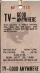 1984-2000 Green Bay Packer Sideline Passes - Lot of 148