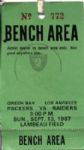 1984-2000 Green Bay Packer Sideline Passes - Lot of 148