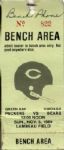 1984-2000 Green Bay Packer Sideline Passes - Lot of 148