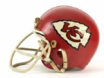 1980s Kansas City Chiefs Game Worn Helmet - MEARS Auction LOA