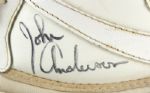 1984-89 John Anderson Green Bay Packers Game Worn Signed Cleats (Scott Waters/MEARS LOA/JSA)