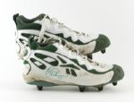 1996-99 Doug Pederson Green Bay Packers Game Worn Signed Cleats - (MEARS/JSA) 