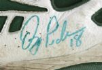 1996-99 Doug Pederson Green Bay Packers Game Worn Signed Cleats - (MEARS/JSA) 
