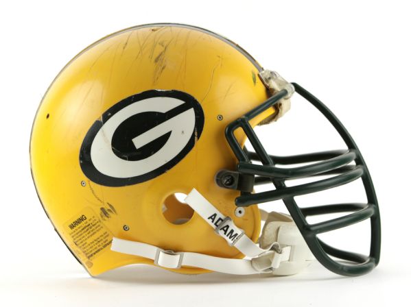 1980-85 George Cumby Green Bay Packers Game Worn Signed Helmet (Scott Waters/MEARS LOA/JSA)