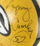 1980-85 George Cumby Green Bay Packers Game Worn Signed Helmet (Scott Waters/MEARS LOA/JSA)