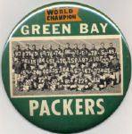 1961 World Champion Green Bay Packers 6" Button