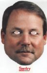 1992-98 Mike Holmgren Sentry Foods Cardboard Masks - Lot of 2