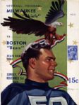 1940 Milwaukee Chiefs Boston Bears AFL Program