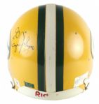 1985 Ezra Johnson Green Bay Packers Game Worn Signed Helmet (Scott Waters/MEARS LOA/JSA)