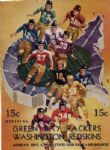 1940 Green Bay Packers Washington Redskins Game Program