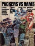 1967 Green Bay Packers Los Angeles Rams NFC Divisional Round Playoff Program