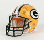 1990s Reggie White Antonio Freeman Darren Sharper Derrick Mayes & Dorsey Levens Green Bay Packers Signed Mini-Helmet - JSA 