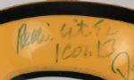 1990s Reggie White Antonio Freeman Darren Sharper Derrick Mayes & Dorsey Levens Green Bay Packers Signed Mini-Helmet - JSA 