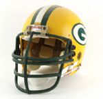 1985-88 John Dorsey Green Bay Packers Game Worn Signed Helmet (Scott Waters/MEARS LOA/JSA)
