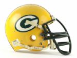 1981-84 Rich Wingo Green Bay Packers Game Worn Signed Helmet (Scott Waters/MEARS LOA/JSA)
