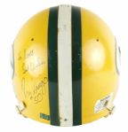 1981-84 Rich Wingo Green Bay Packers Game Worn Signed Helmet (Scott Waters/MEARS LOA/JSA)