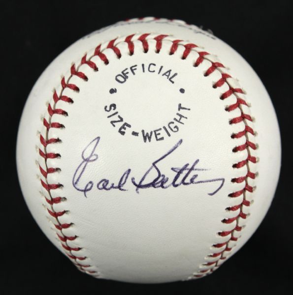 1970s Earl Battey Minnesota Twins Single Signed Dudley "Official League" Ball - JSA