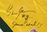 1996 Sean Jones Green Bay Packers Game Worn Signed Pants In Display - MEARS Auction LOA & JSA 