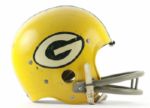 1960s Green Bay Packers Game Used Signed Suspension Helmet - Signed by Donny Anderson (Scott Waters/MEARS LOA/JSA)
