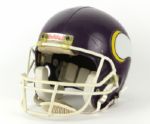1981-82 Sam Harrell Minnesota Vikings Game Worn Helmet (Scott Waters/MEARS LOA)