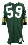 1973 Tom Toner Green Bay Packers Game Worn Jersey w/Numerous Repairs (Scott Waters/MEARS LOA)