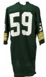 1973 Tom Toner Green Bay Packers Game Worn Jersey w/Numerous Repairs (Scott Waters/MEARS LOA)
