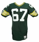 1984-85 Karl Swanke Green Bay Packers Game Worn Durene Jersey (Scott Waters/MEARS LOA)