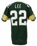 1984-86 Mark Lee Green Bay Packers Game Worn Jersey w/Repairs (Scott Waters/MEARS LOA)
