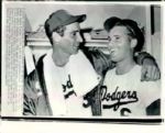 1963-67 Sandy Koufax Los Angeles Dodgers Seattle Times Archives Original Photos (ST Archives Hologram/MEARS LOA) - Lot of 8