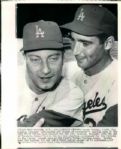 1963-67 Sandy Koufax Los Angeles Dodgers Seattle Times Archives Original Photos (ST Archives Hologram/MEARS LOA) - Lot of 8