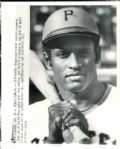 1969-73 Roberto Clemente Pittsburgh Pirates "Seattle Times Archives" Original Photos (ST Archives Hologram/MEARS LOA) - Lot of 3