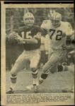 1965-71 Bart Starr Green Bay Packers Original 8 x 10 Photos - Lot of 9