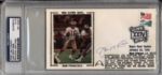 1985-90 Joe Montana San Francisco 49ers Signed First Day Covers PSA/DNA Slabbed - Lot of 3