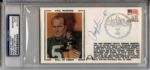1986-91 Bart Starr Paul Hornung Green Bay Packers Signed First Day Covers PSA/DNA Slabbed - Lot of 2