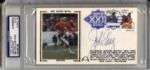 1987-90 John Elway Denver Broncos Signed First Day Covers PSA/DNA Slabbed - Lot of 3