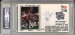 1987-90 John Elway Denver Broncos Signed First Day Covers PSA/DNA Slabbed - Lot of 3