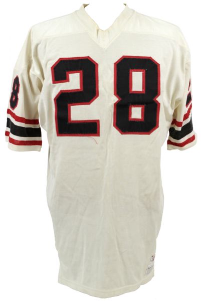 1971-72 Willie Belton Atlanta Falcons Game Worn Durene Jersey - MEARS LOA 