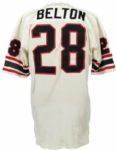 1971-72 Willie Belton Atlanta Falcons Game Worn Durene Jersey - MEARS LOA 