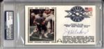 1985-89 Jim McMahon Doug Williams Phil Simms Jim Kelly Signed First Day Covers PSA/DNA Slabbed - Lot of 4