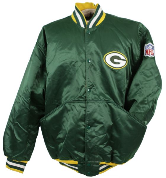 1980s Sterling Sharpe Green Bay Packers Game Worn Sideline Jacket - MEARS LOA 