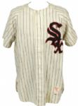 1957 Jim McDonald Chicago White Sox Game Worn Home Jersey (MEARS LOA)