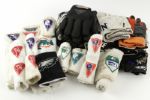 1980s Hoard of Game Worn Armbands & Gloves (Scott Waters/MEARS LOA)