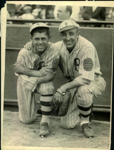 1925 Doc Gautreau Frank Wilson Boston Braves "TSN Collection Archives" Original 6" x 8" Photo (Sporting News Collection Hologram/MEARS LOA)