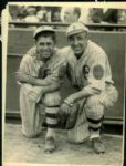 1925 Doc Gautreau Frank Wilson Boston Braves "TSN Collection Archives" Original 6" x 8" Photo (Sporting News Collection Hologram/MEARS LOA)