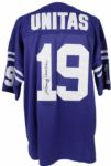 2000s Johnny Unitas Baltimore Colts Signed M&N Jersey - JSA 