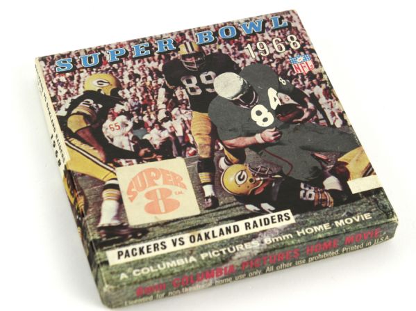 1968 Super Bowl II Green Bay Packers vs. Oakland Raiders Super 8mm Home Movie 
