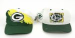 1980s-90s Green Bay Packers Game Worn Sideline Cap - Lot of 13 Incl. Coach Buddy Geiss Cap 